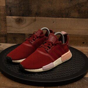 ADIDAS NMD R1 WOMENS ATHLETIC SHOES RED PINK RUNNING GYM TRAINING LOW SIZE 7.5